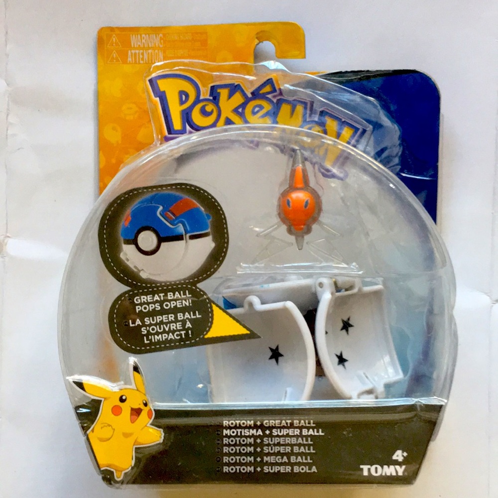 Pokémon Rotom + Great Ball Gotta Catch ‘‘em all! - Brand New